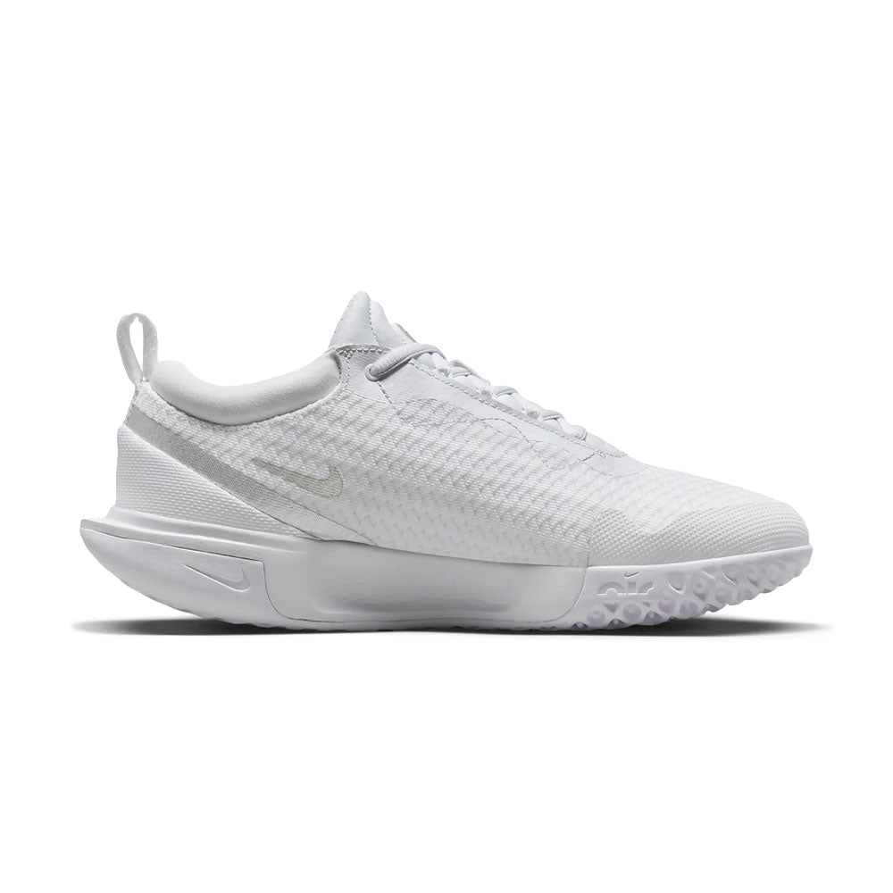 Nike Court Air Zoom Pro (Women's) - White/Metallic Silver