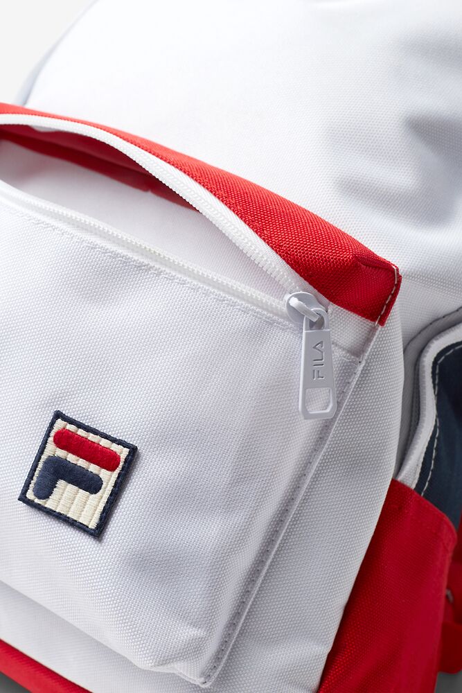 Fila Mini Backpack - White/Navy/Red