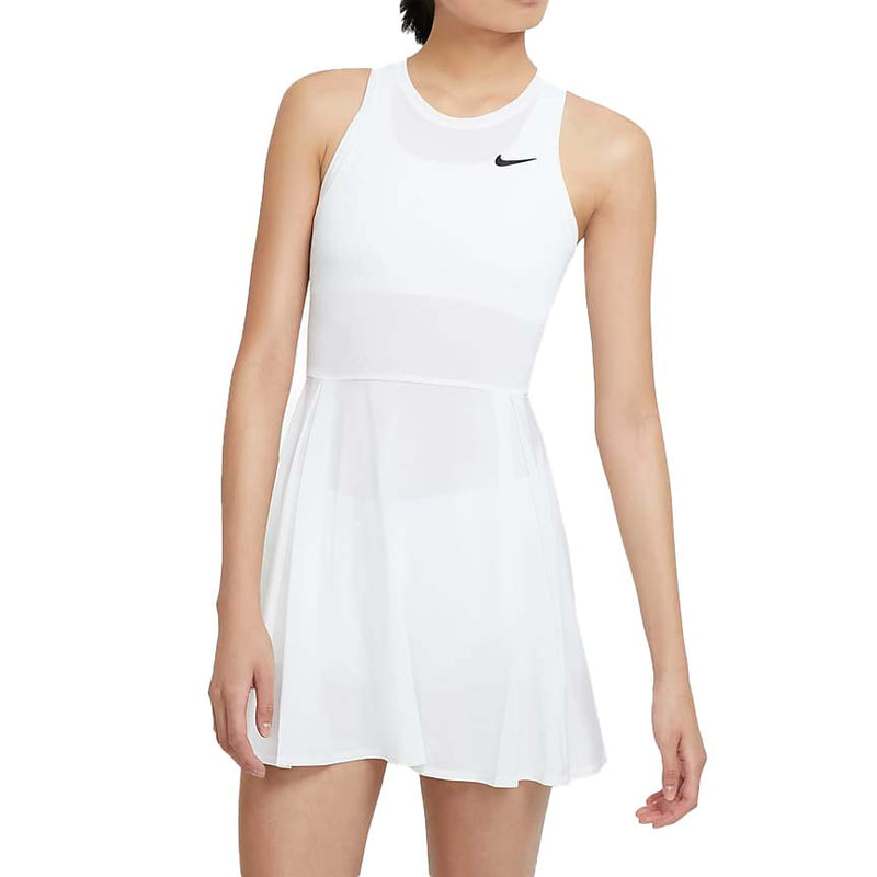 Nike Court Dri-FIT Advantage Dress (Women's) - White/Black
