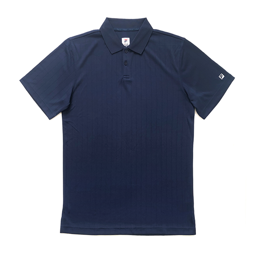 Fila Essentials Drop Needle Tennis Polo (Men's) - Navy (Available Size: S)