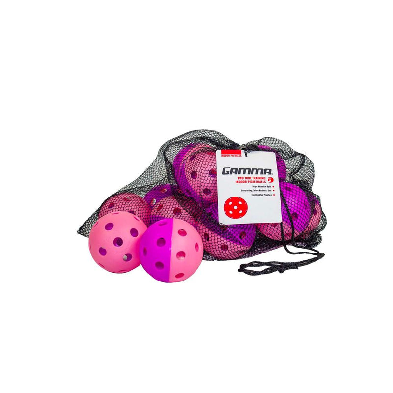 Gamma Two Tone Training Indoor Ball (12 Pack) - Pink