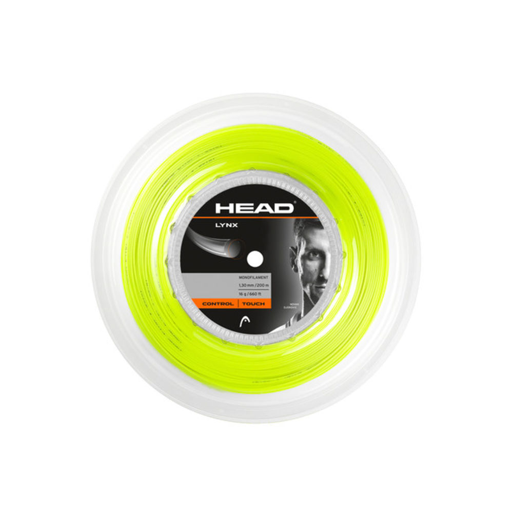 Head Lynx 16g Reel (200M) - Yellow-Tennis Strings- Canada Online Tennis Store Shop