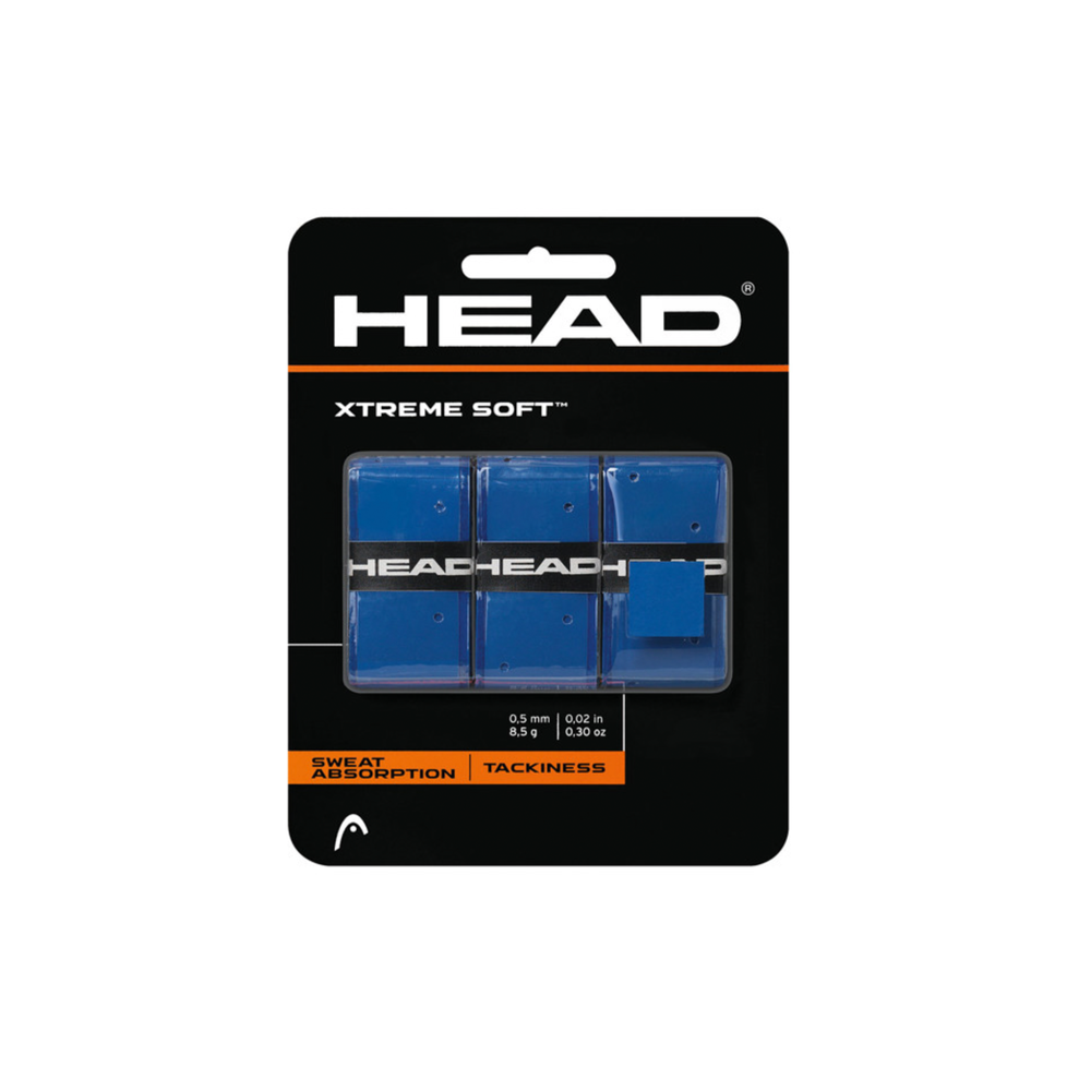 Head Xtreme Soft Surgrip (3 pack) - Bleu