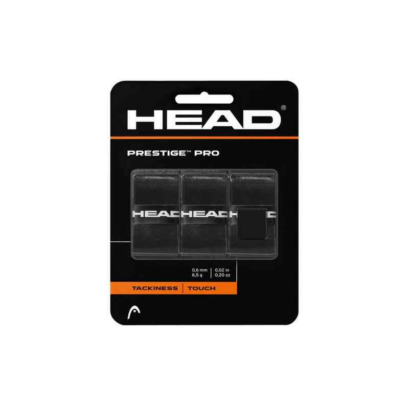 Head Prestige Pro Overgrip (3 pack) - Black
