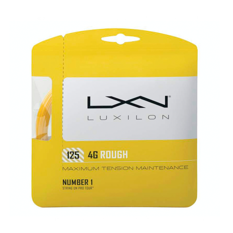 Luxilon 4G Rough 125 Pack - Gold-Tennis Strings-online tennis store canada