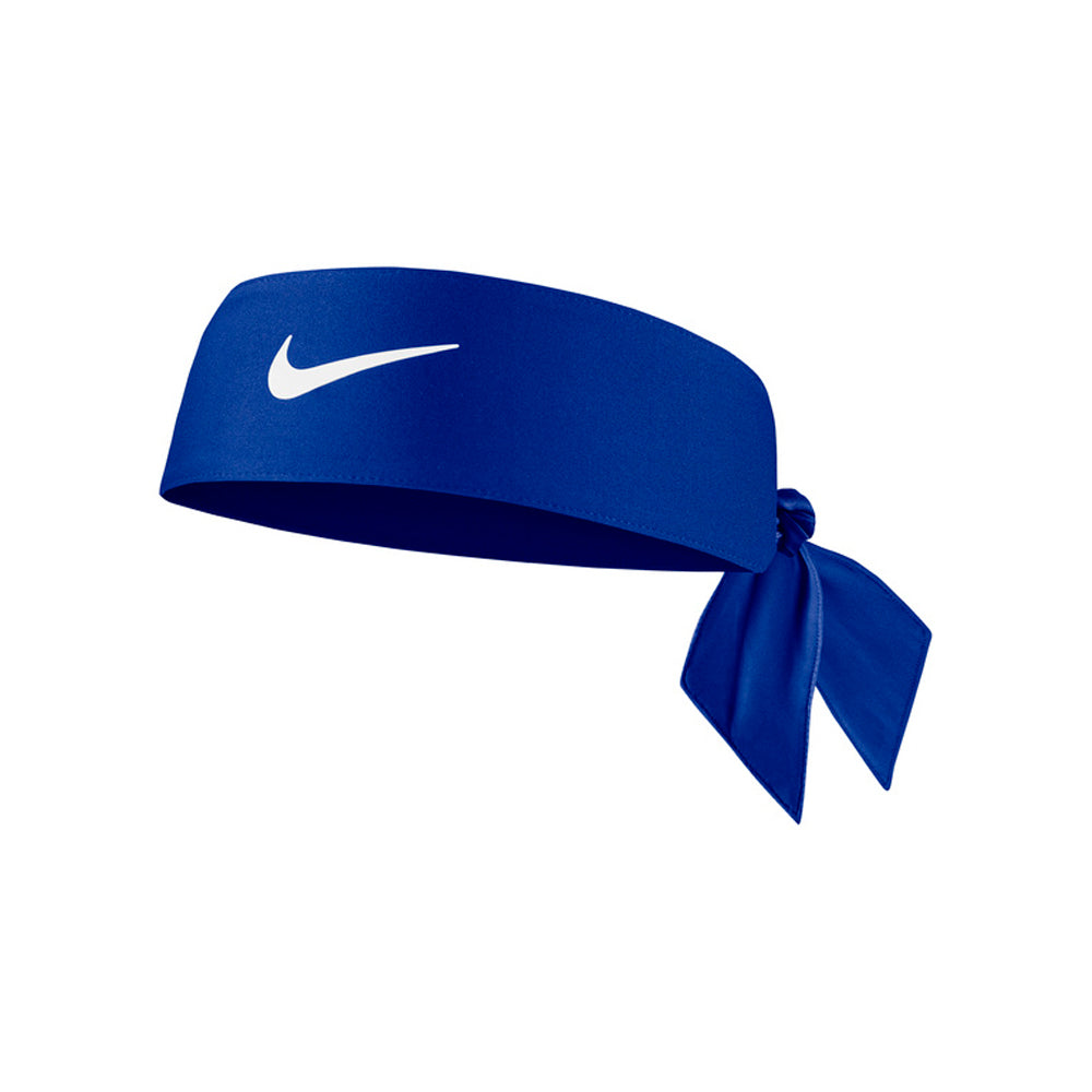 Nike Dri-Fit Head Tie 4.0 - Bleu Roi/Blanc