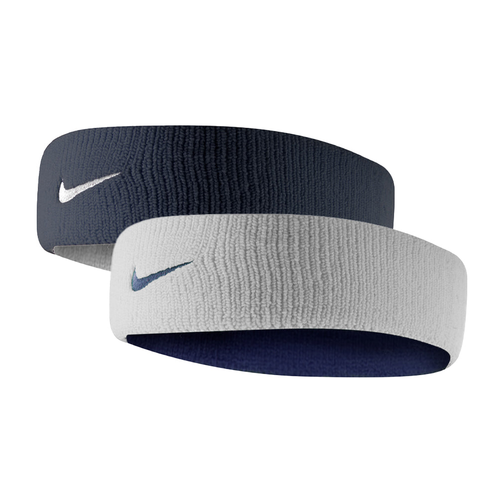 Nike Dri-Fit Home & Away Headband - Obsidian/White