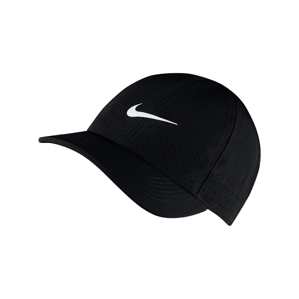 Nike AeroBill Advantage Tennis Cap - Black/White