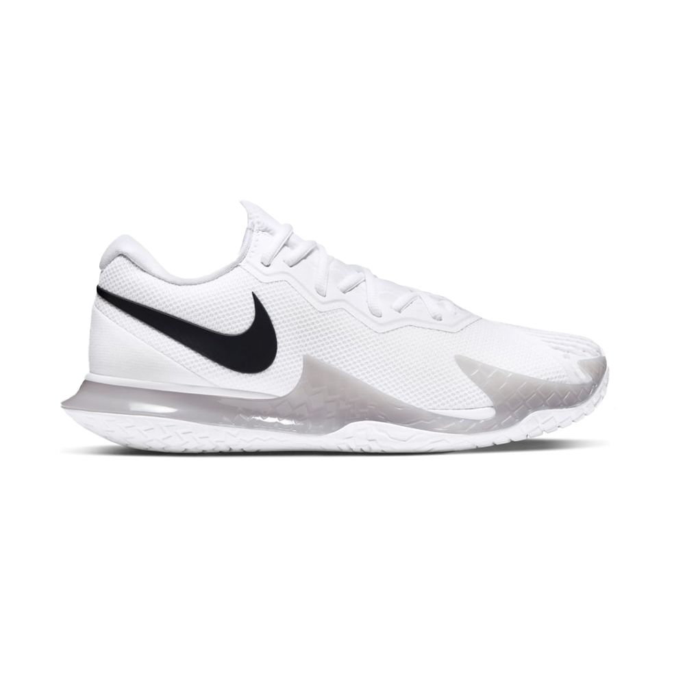 Nike Air Zoom Vapor Cage 4 (Men's) - White/Black/Grey Fog (Available Size: 7-8).