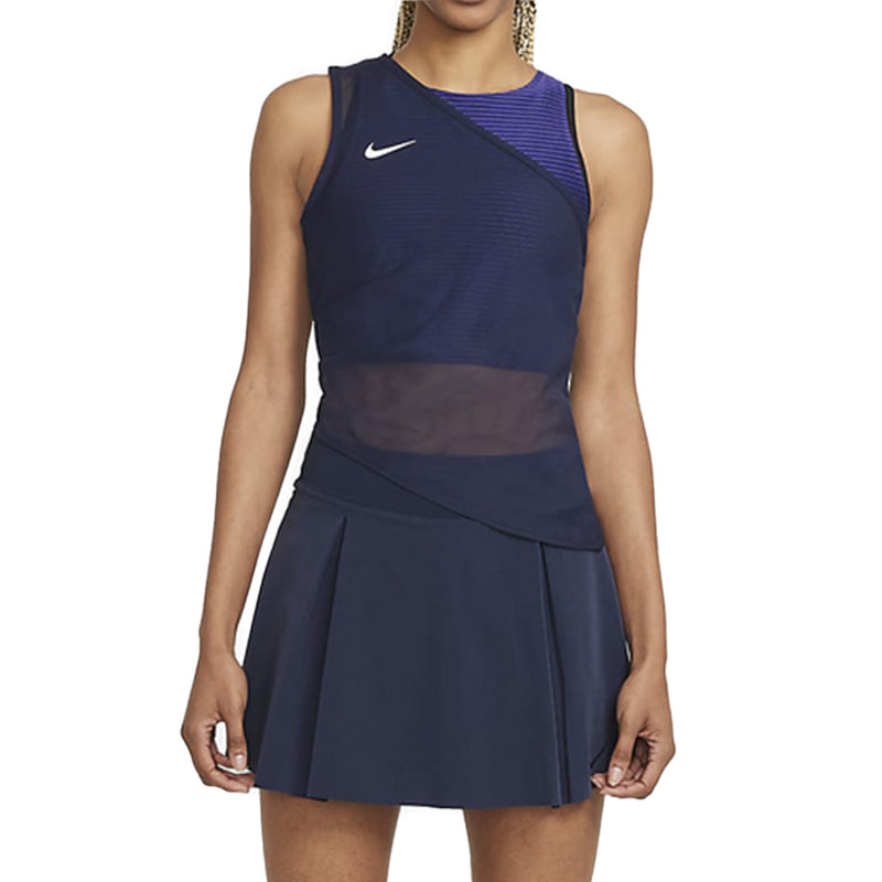 Nike Court Dri-Fit Advantage Slam Tank (Women's) - Obsidian/White (Available Size: L, XL)