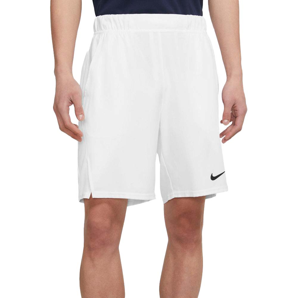 Nike Court Dri-Fit Victory Short 9" (Homme) - Blanc/Noir