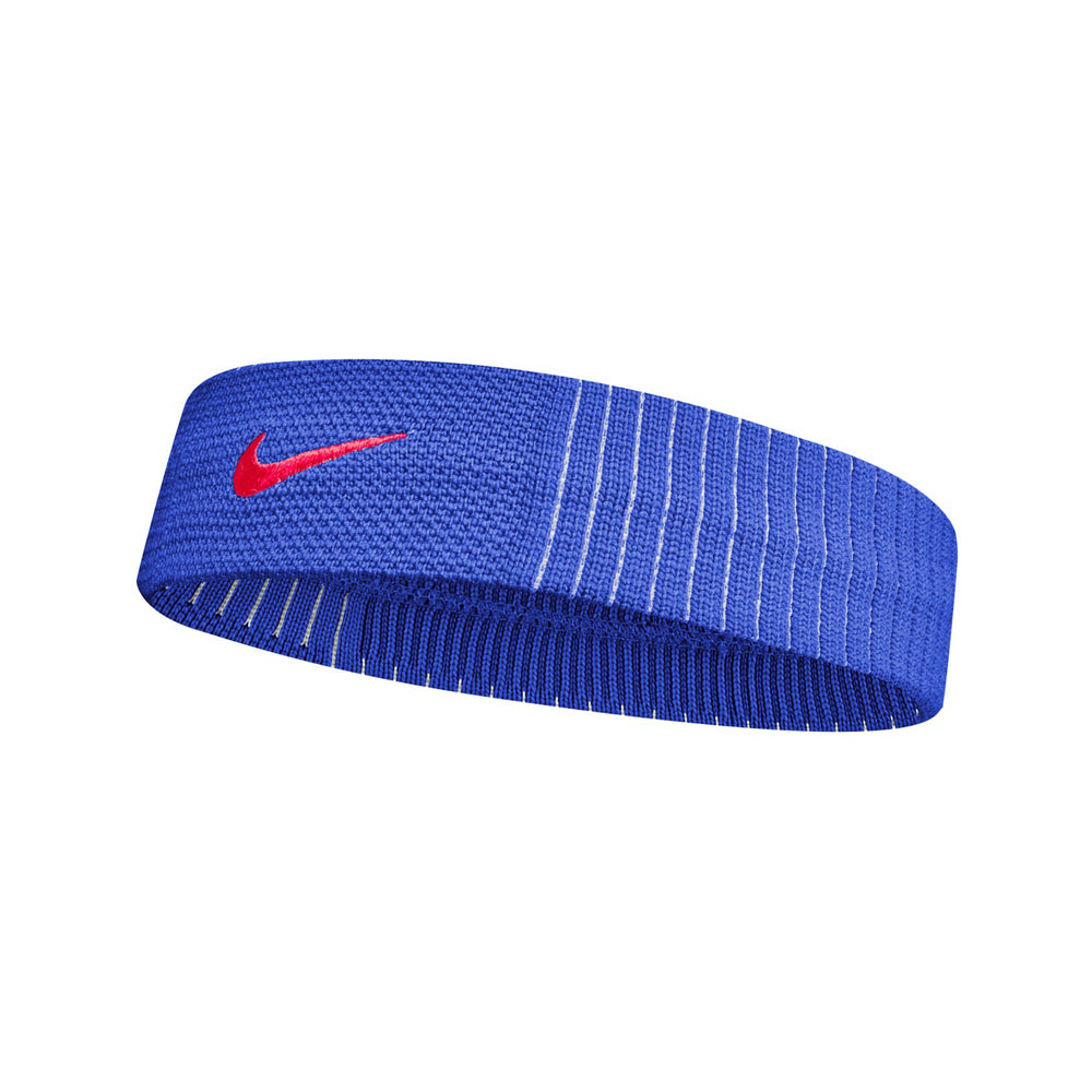 Nike Dri-Fit Reveal Headband- Game Royal/White/University Red