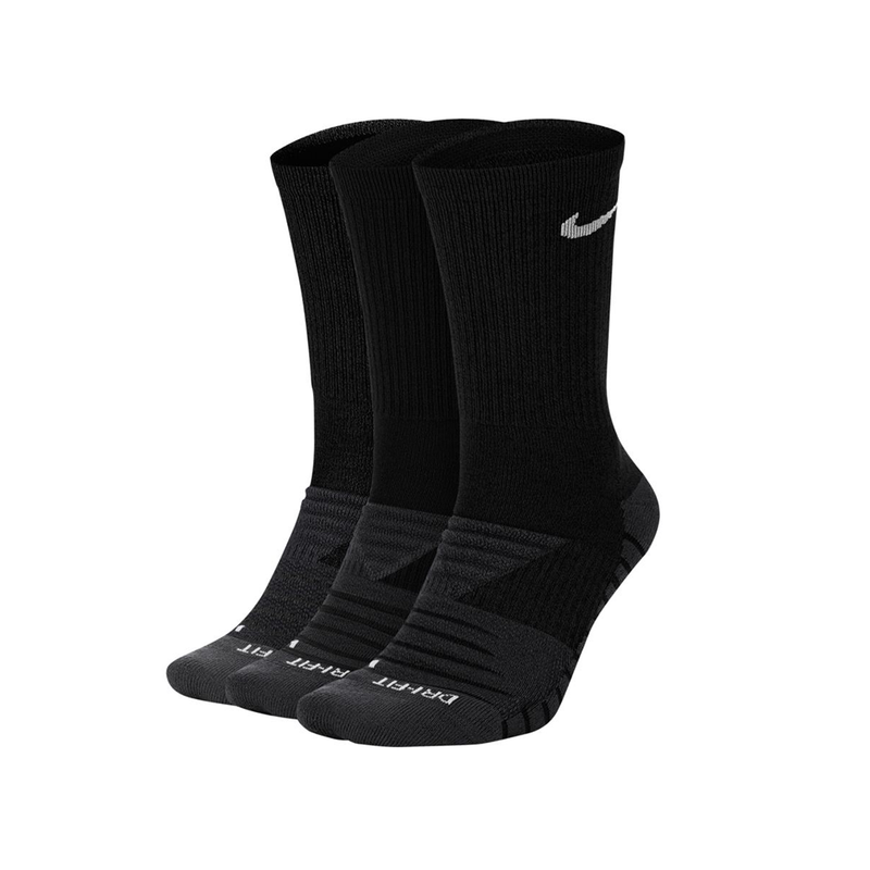 Nike Everyday Max Cushion Crew Socks (3-Pack) - Black
