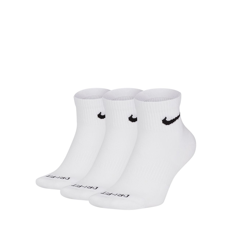 Nike Everyday Plus Ankle Tennis Socks (3 Pack) - White