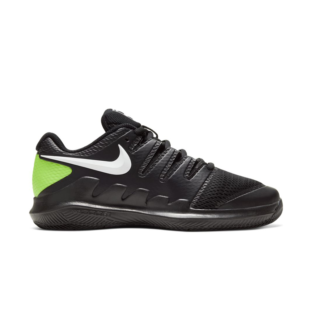 Nike Court JR Vapor X (Junior) - Noir/Blanc/Volt