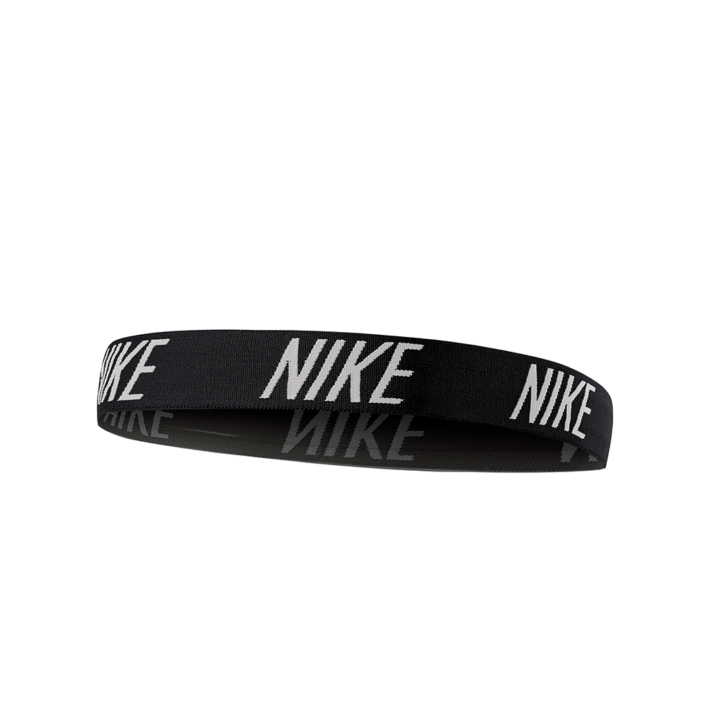 Nike Logo Hairband - Black/White-Headbands-online tennis store canada