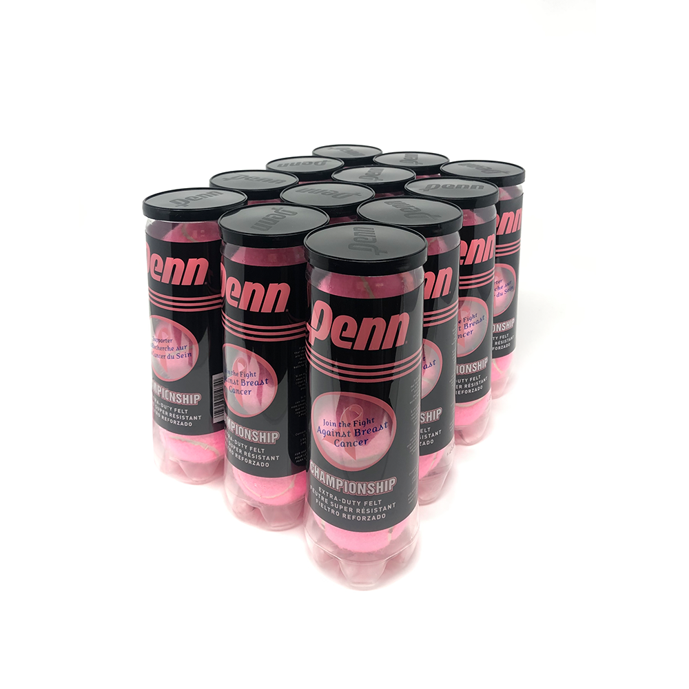Penn Championship Extra Duty Pink - Case (12 Cans / 36 Balls)