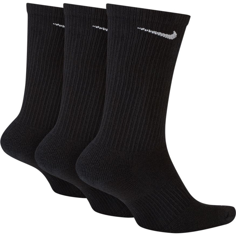 Nike Everyday Plus Cushioned Crew Socks (3-Pack) - Black