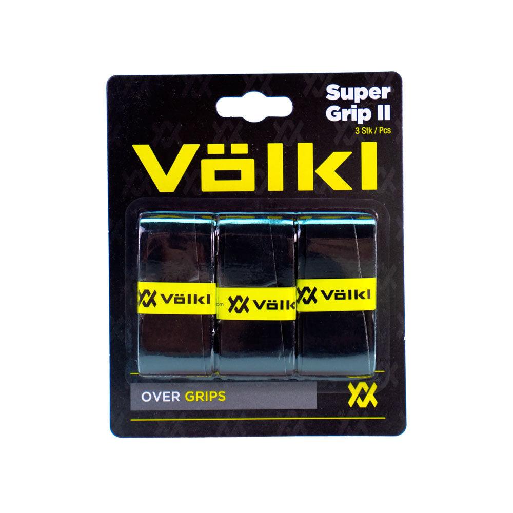 Super Grip II Over Grip - Lot de 3 - Noir.