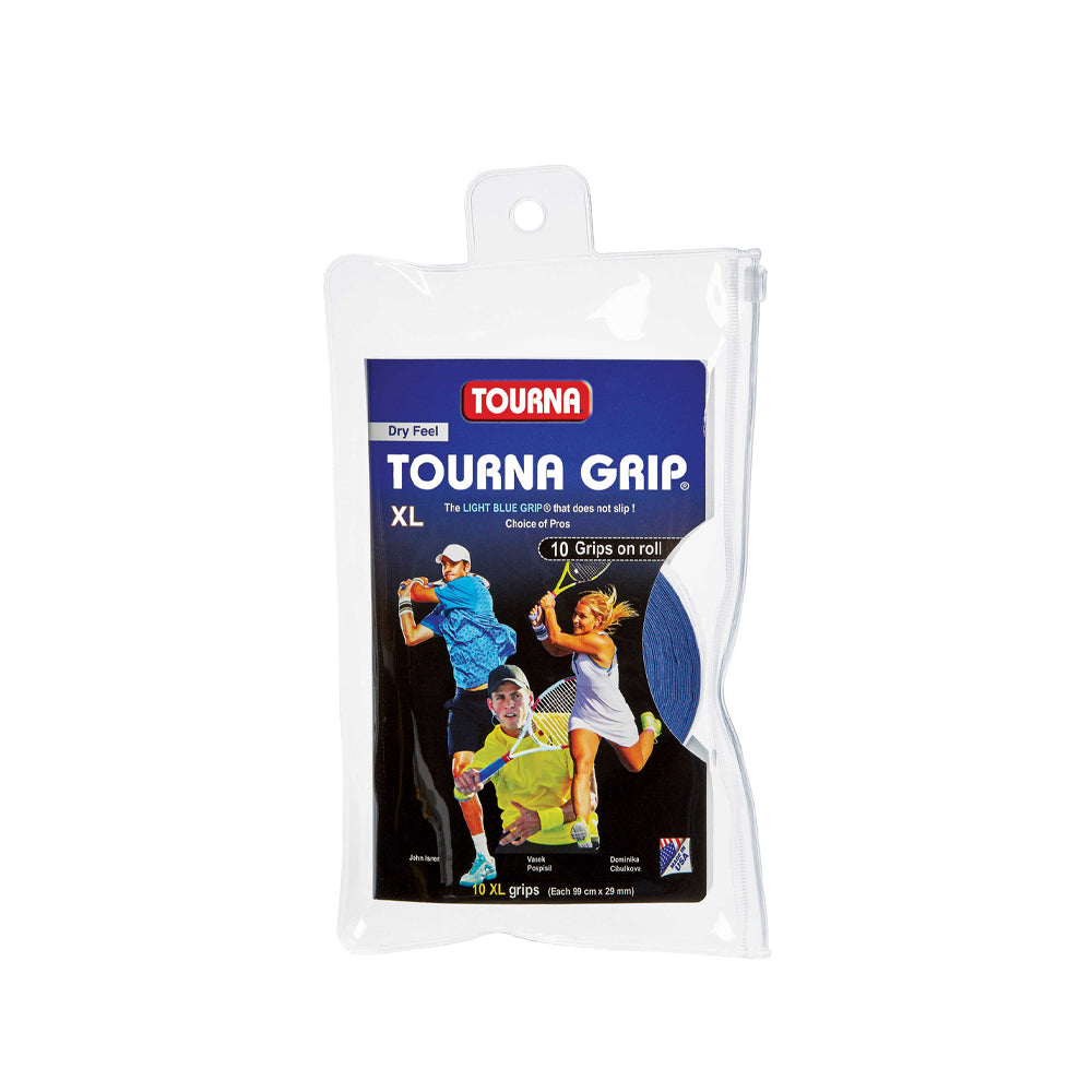 Tourna Grip XL Overgrips (10 Pack) - Blue