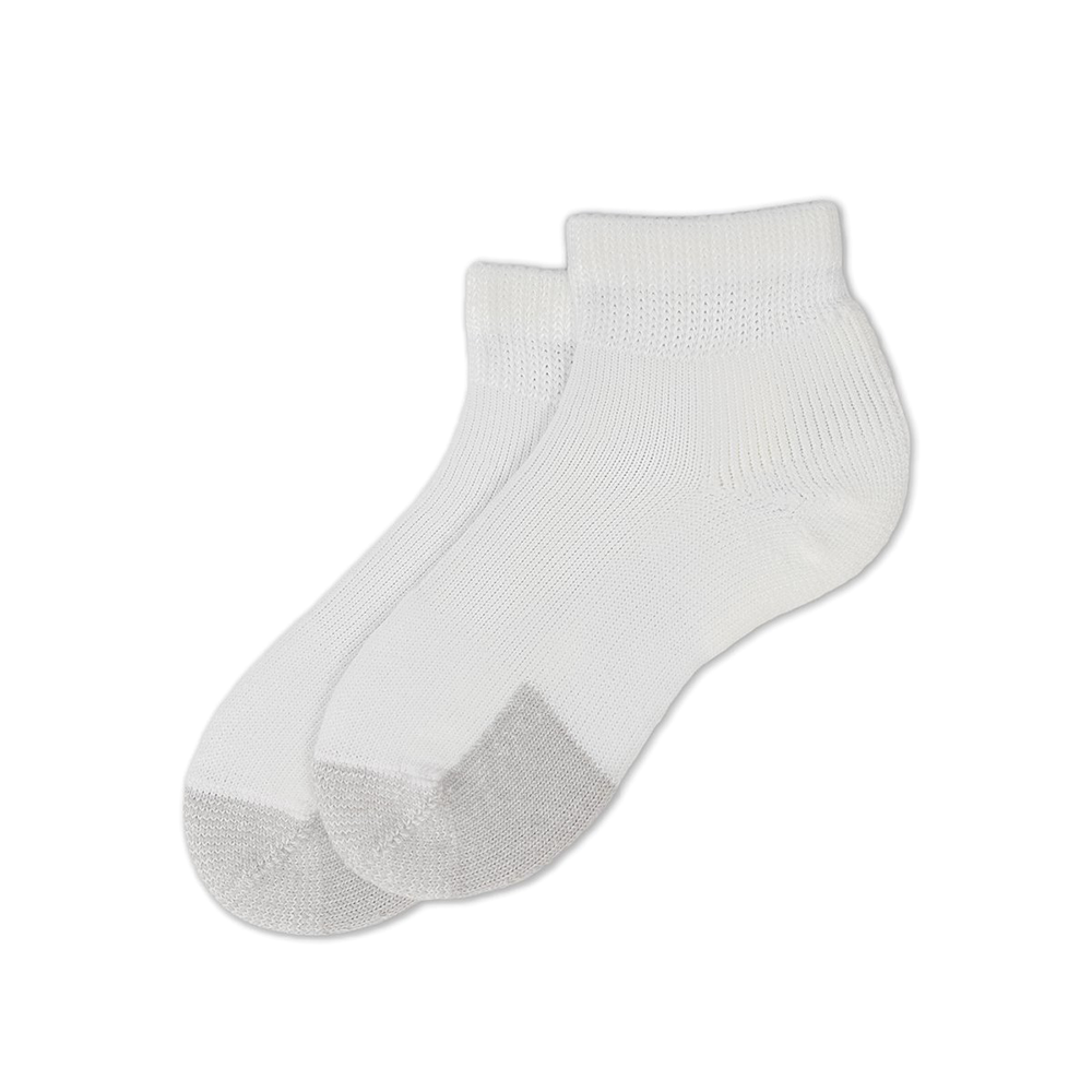 Thorlo Maximum Cushion Ankle Tennis Socks - White