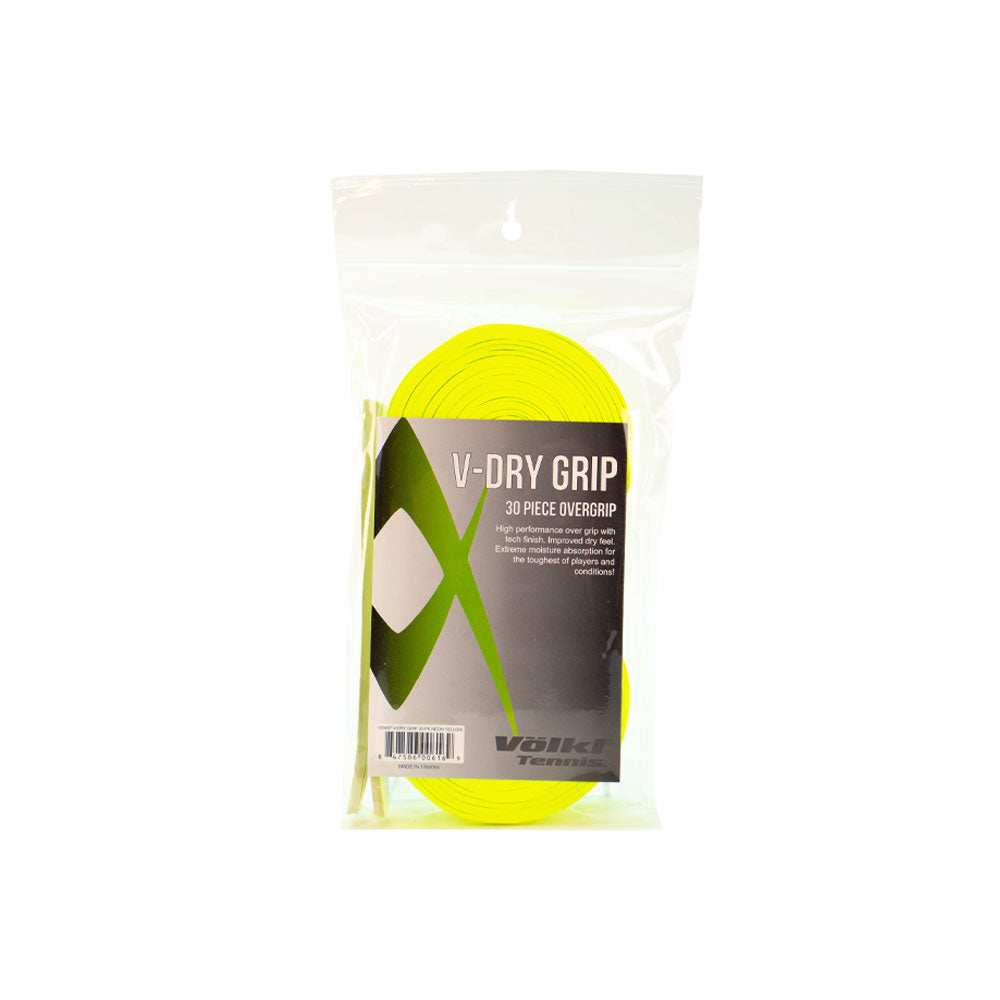 Volkl V-Dry Over Grip 30 Pack - Neon Yellow