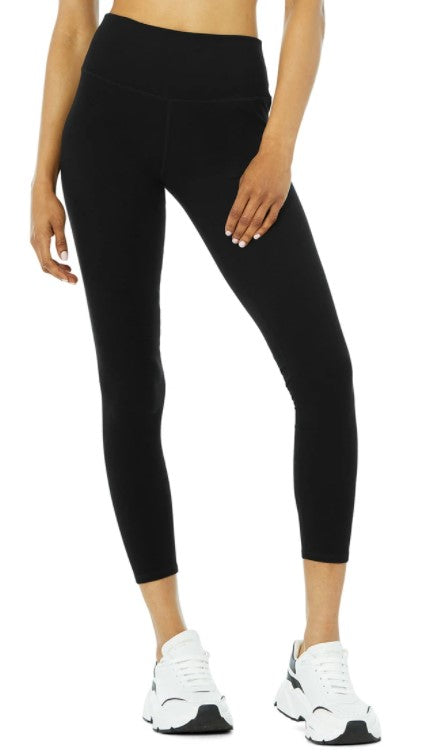 Alosoft High-waist 7/8 Highlight Legging (Women's) - Black