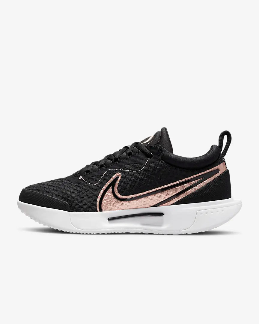 Nike Court Zoom Pro (Femme) - Noir/Blanc/Rouge Bronze (Taille disponible : 9.5)