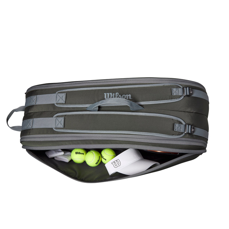 Wilson Tour 6 Pack Tennis Bag - Dark Green
