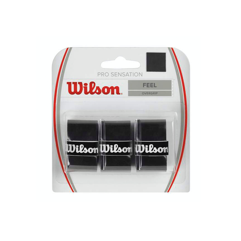 Wilson Pro Sensation Overgrip 3-Pack - Black