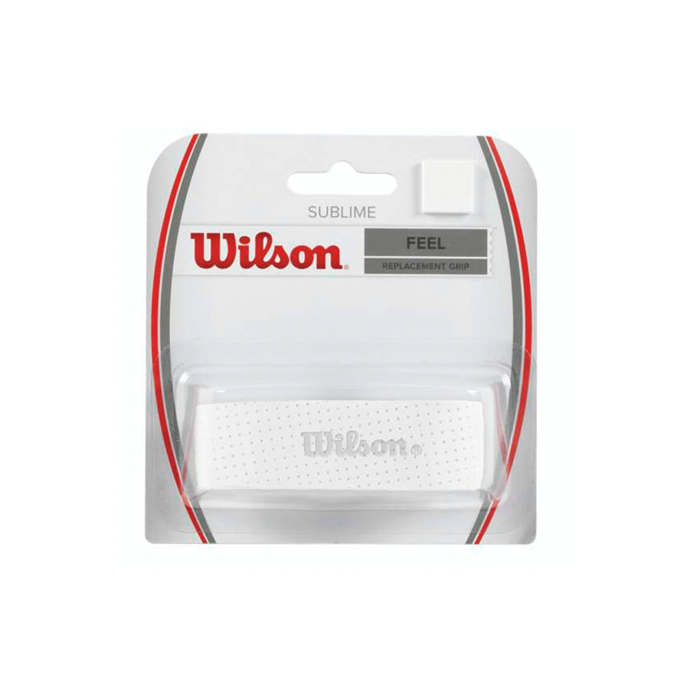 Wilson Sublime Replacement Grip - White-Grips-online tennis store canada