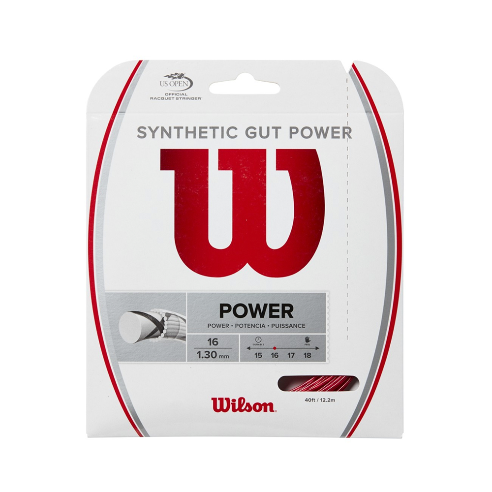 Wilson Synthetic Gut Power 16 Pack - Rouge