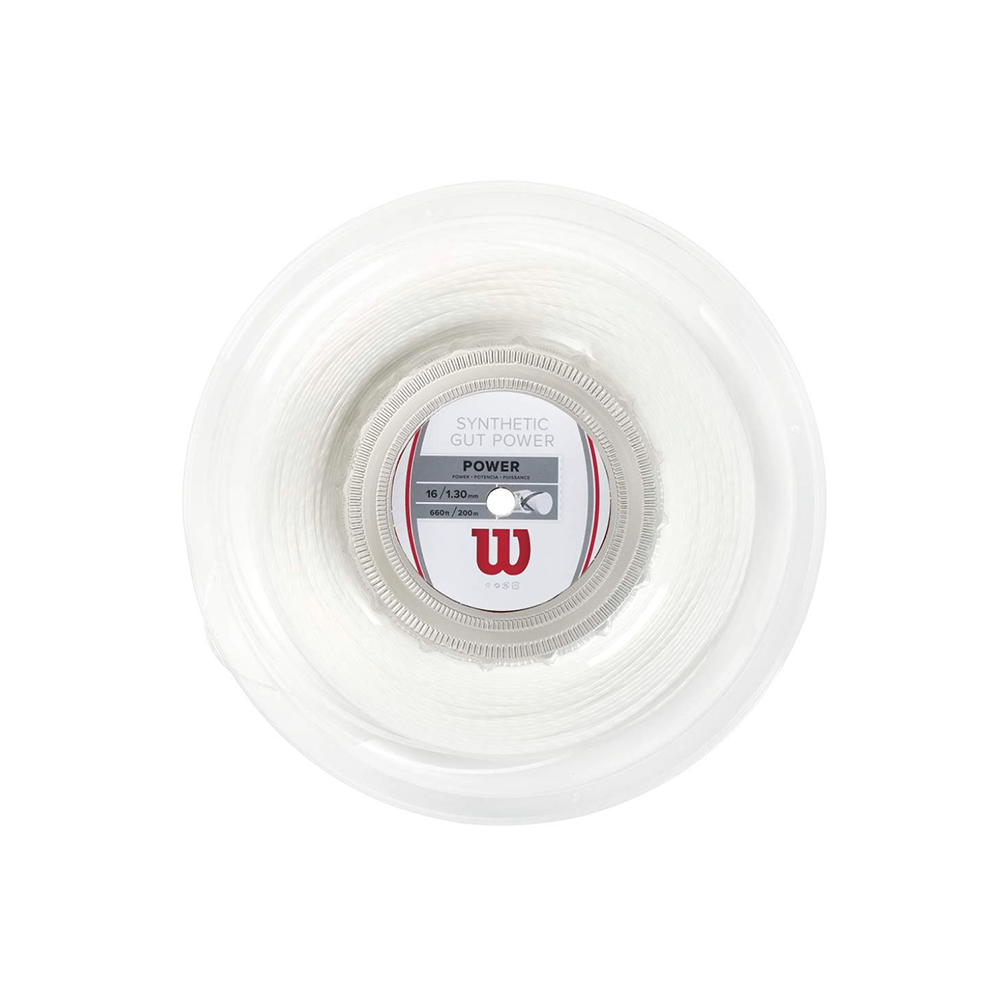 Moulinet Wilson Synthetic Gut Power 16 (200m) - Blanc