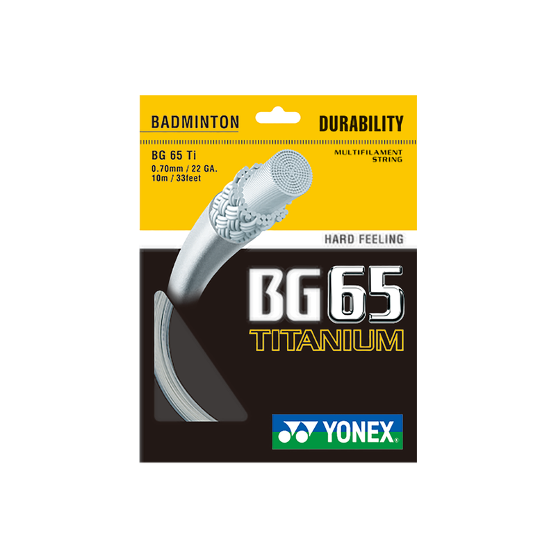 Yonex BG65 Titanium Pack - White