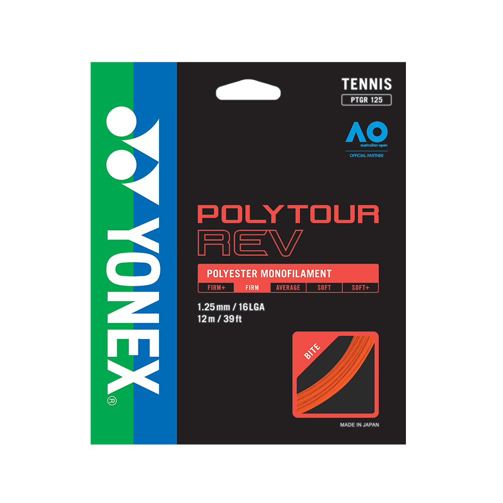 Pack Yonex Poly Tour Rev 125 - Orange Vif