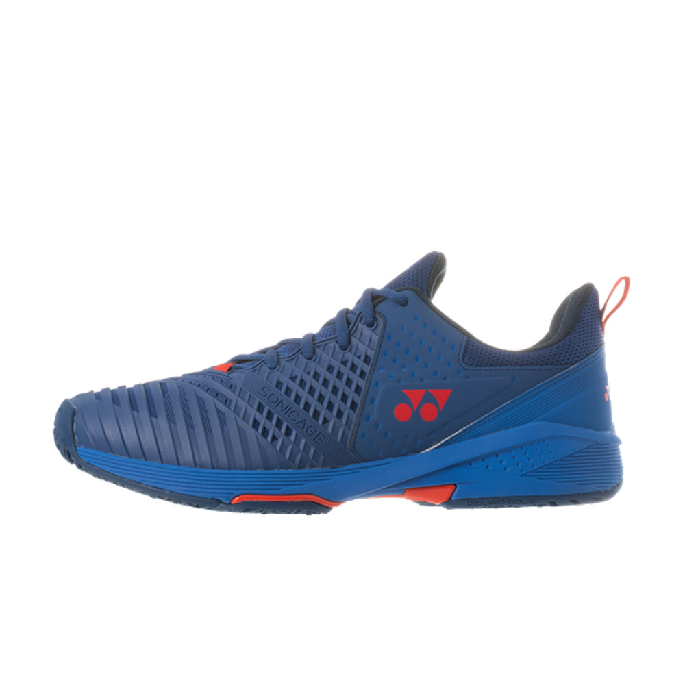 Yonex Power Cushion Sonicage 3 Clay (Men's) - Navy/Red
