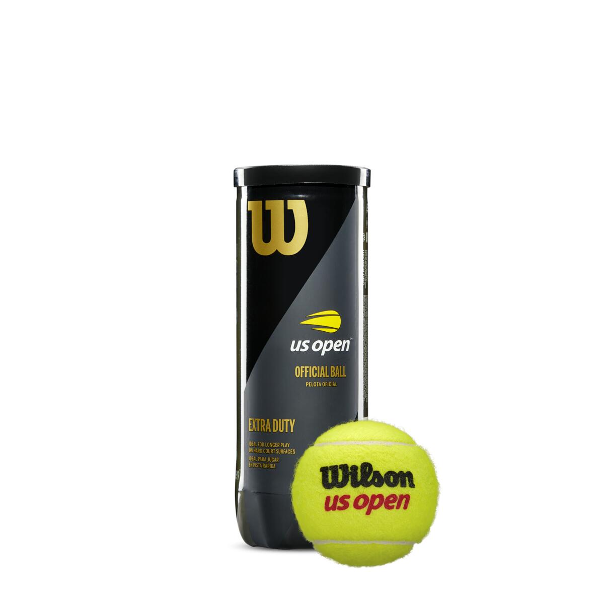 Wilson Us Open Extra Duty - Individual Can (3 Balls)