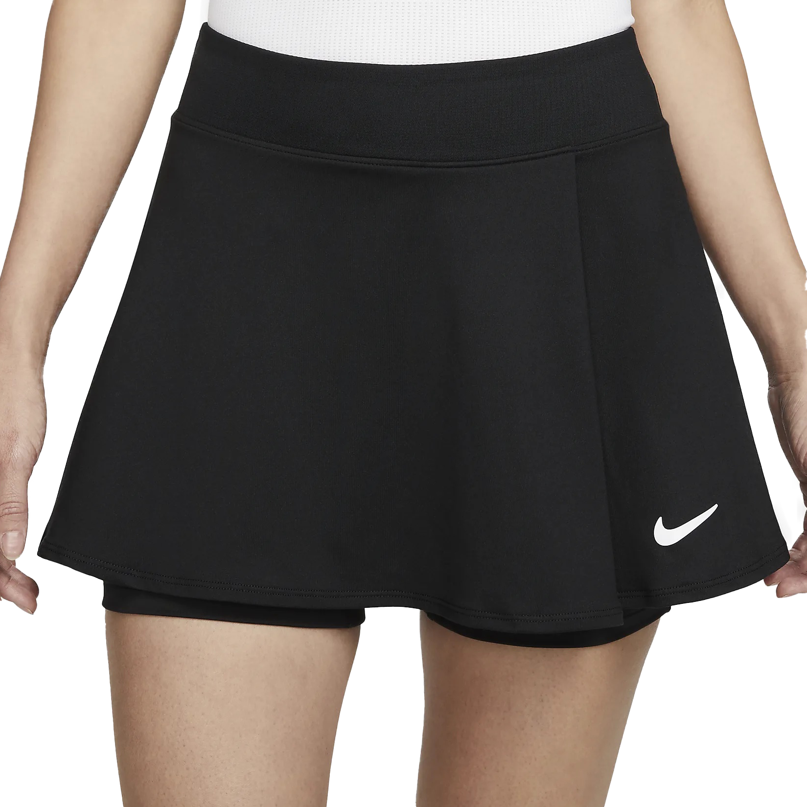 Jupe de tennis Nike Court Dri-Fit Victory Flouncy (Femme) - Noir/Blanc