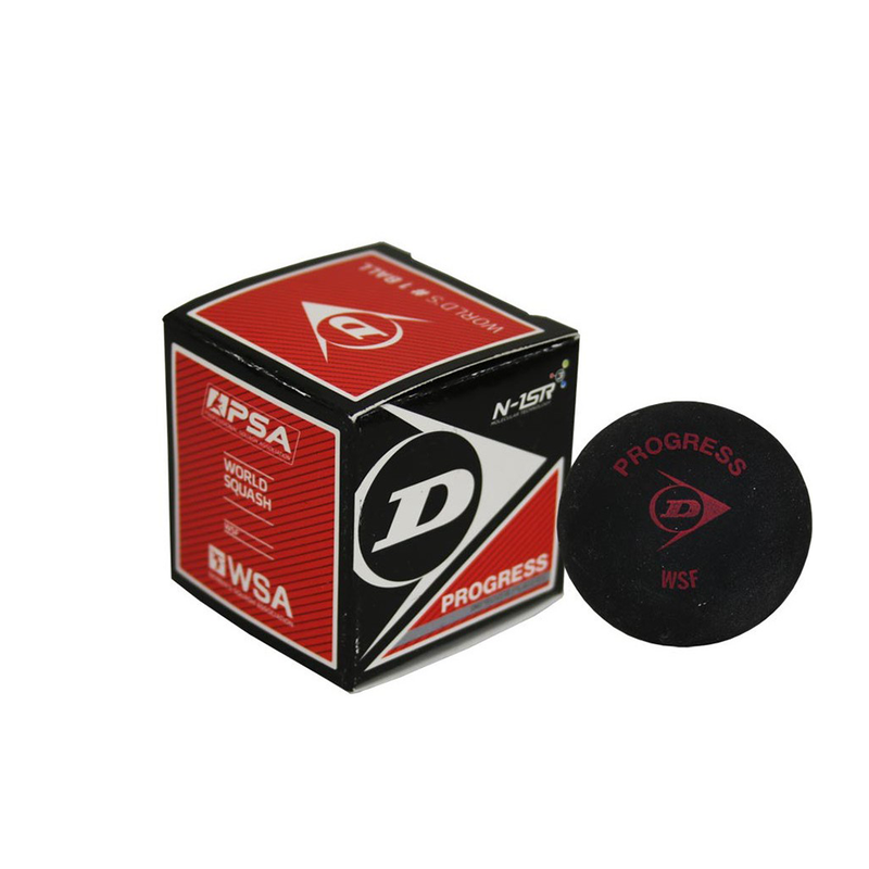 Dunlop Progress Squash Ball (Individual Ball) - Red Dot-Squash Balls- Canada Online Tennis Store Shop