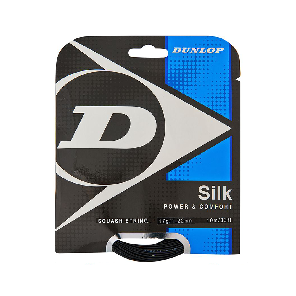 Dunlop Silk 17 Pack - Black-Squash Strings- Canada Online Tennis Store Shop