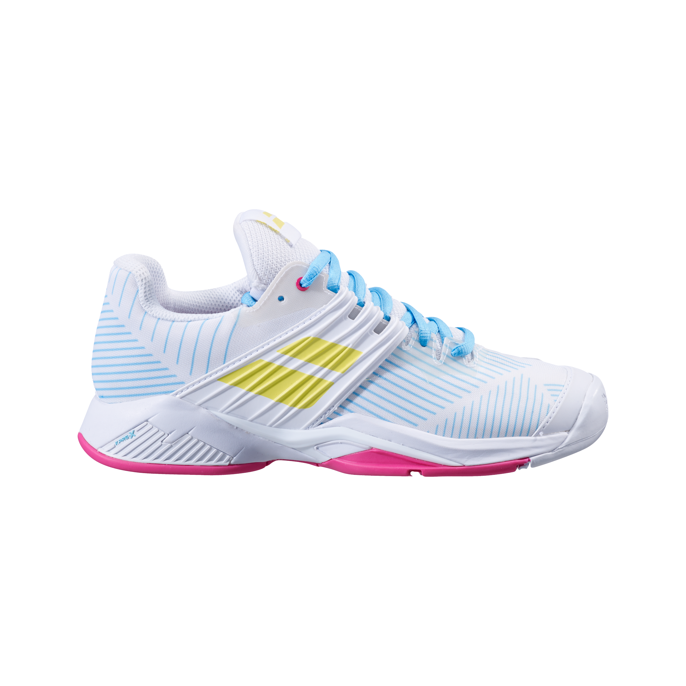 Babolat Propulse Fury All Court (Femme) - White/Sulphur Spring (Taille disponible : 10)