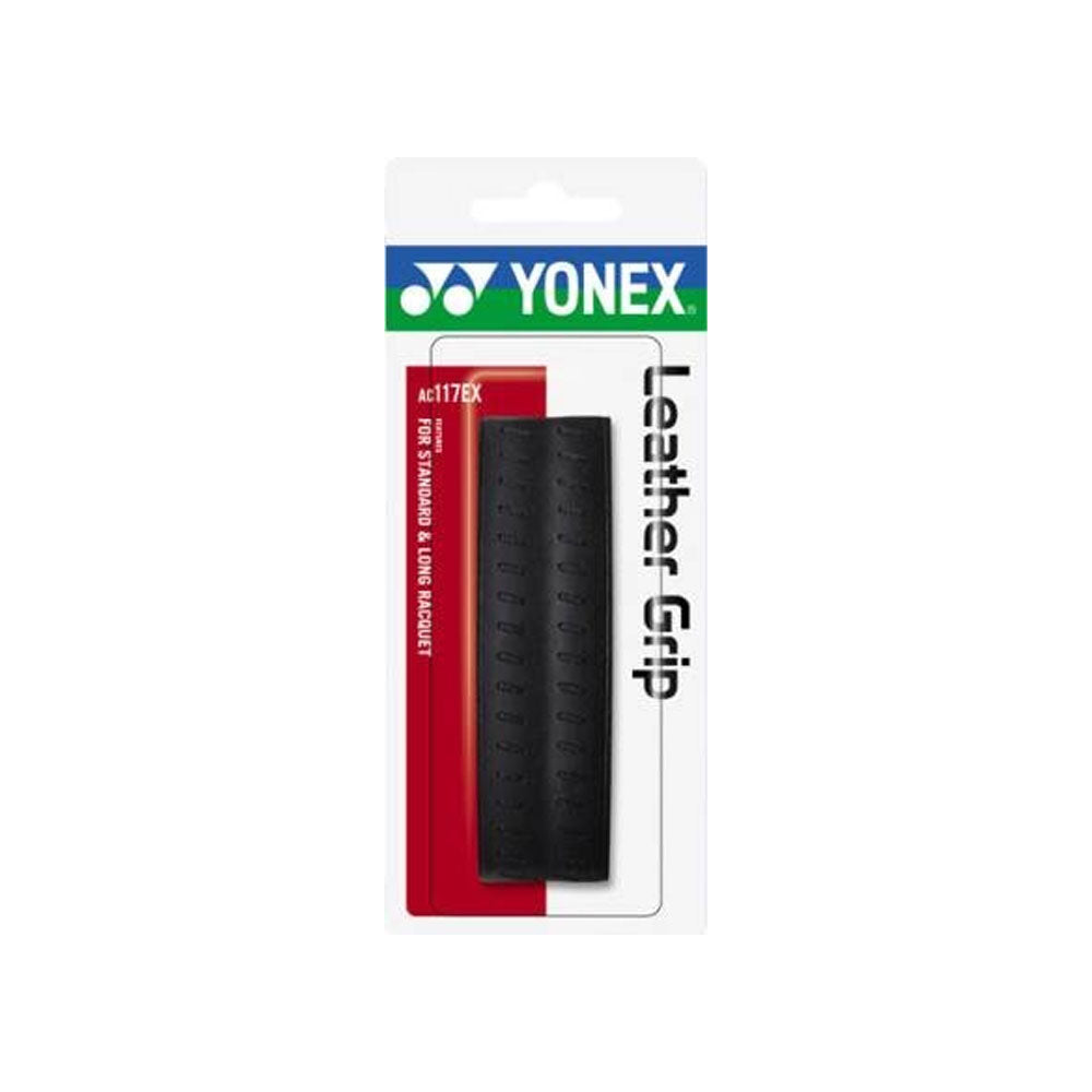 Poignée Excel en cuir synthétique Yonex - Noir