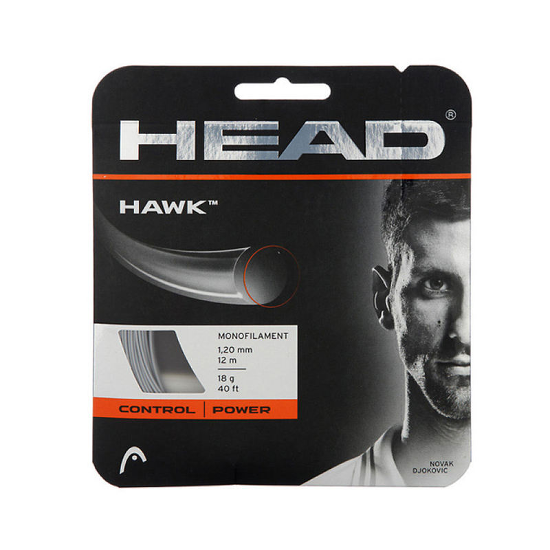 Head Hawk 18 Pack - Anthracite Grey-Tennis Strings- Canada Online Tennis Store Shop