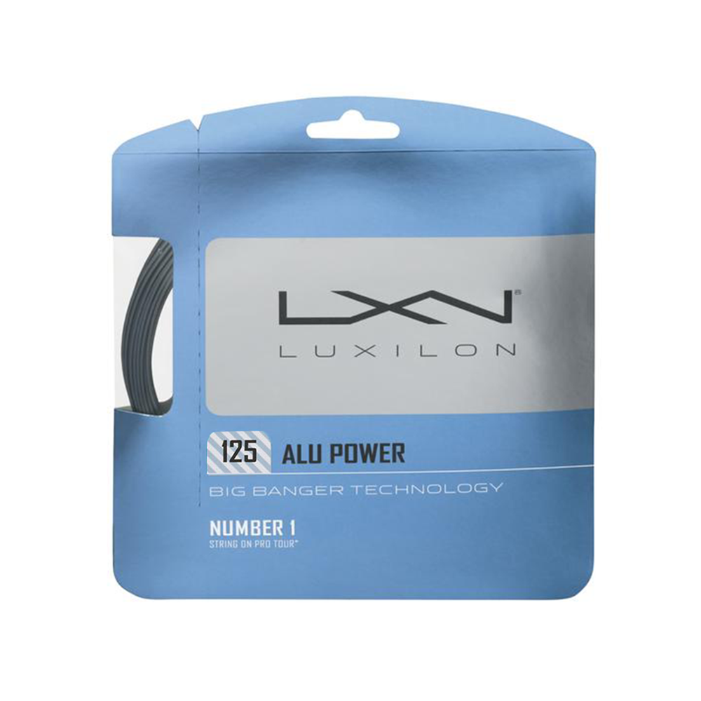 Luxilon Alu Power 125 Pack - Silver-Tennis Strings-magasin de tennis en ligne canada
