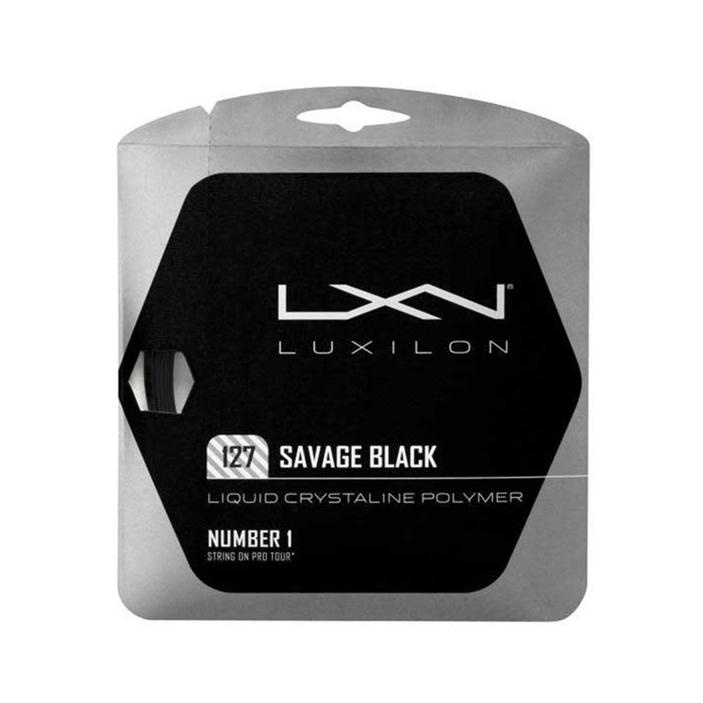Luxilon Savage 127 Pack - Black-Tennis Strings- Canada Online Tennis Store Shop