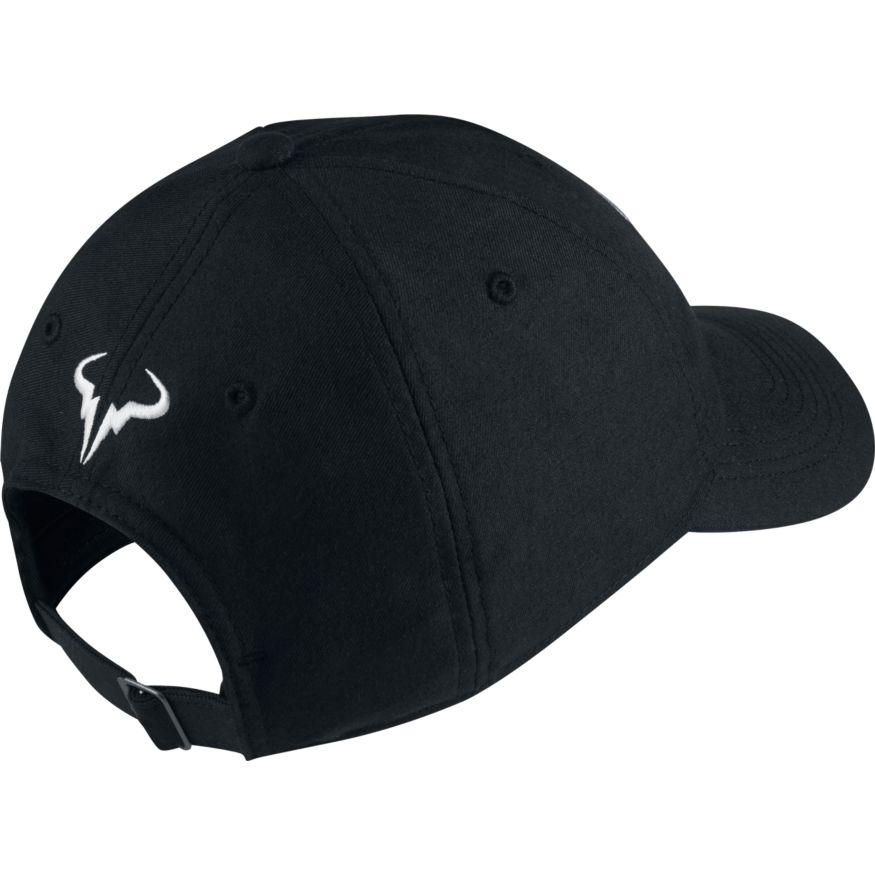 Nike AeroBill Heritage86 Rafa Hat - Black/White-Hats- Canada Online Tennis Store Shop