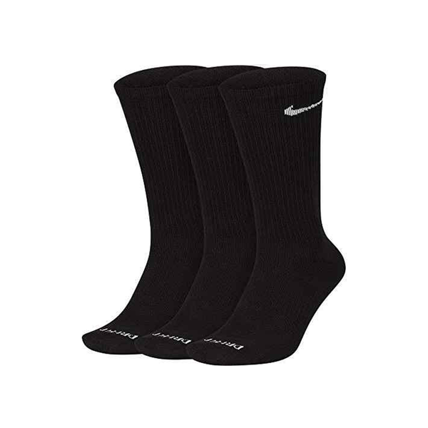 nike black crew socks men