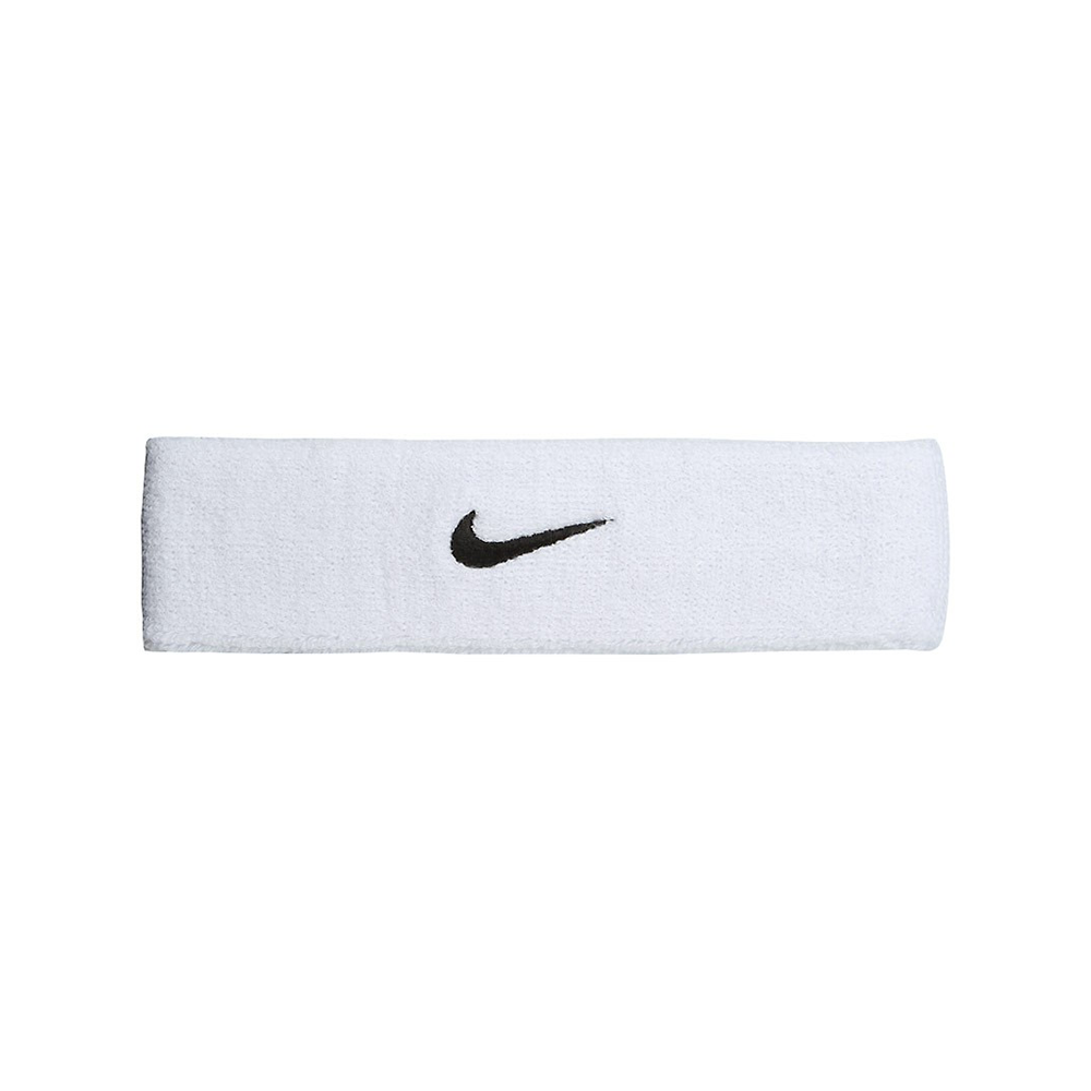 Nike Swoosh Headband - White/Black-Headbands- Canada Online Tennis Store Shop