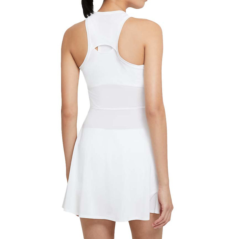 Nike Court Dri-FIT Advantage Dress (Women's) - White/Black