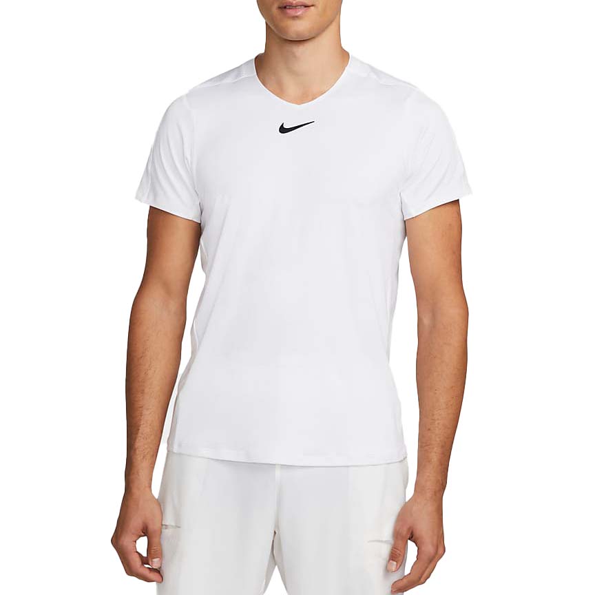 Haut Nike Court Dri-Fit Advantage (Homme) - Blanc/Noir